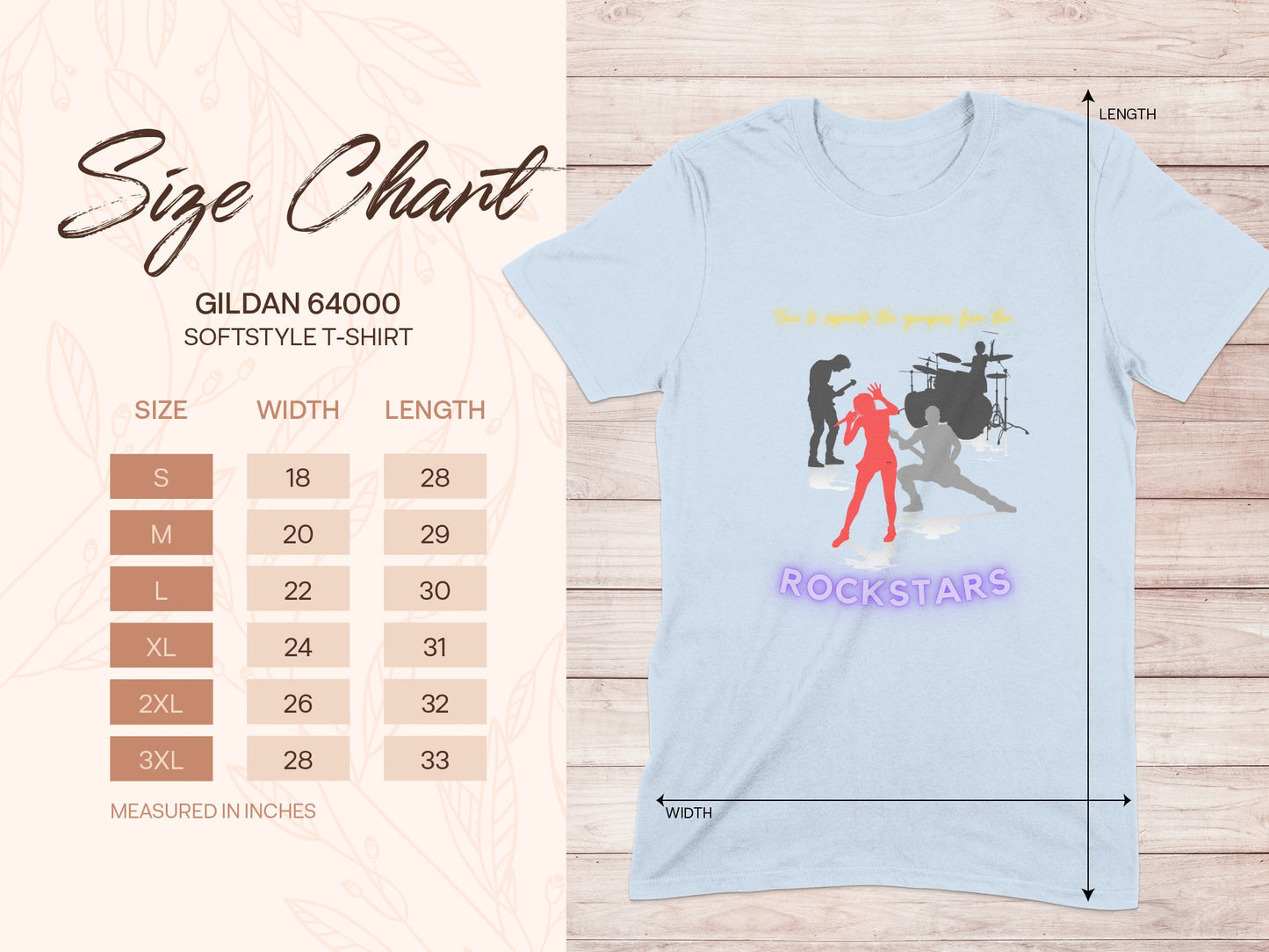 Rockstars Band Graphic Shirt Music Lovers Apparel