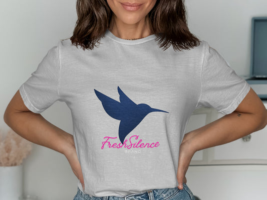 Stylish FreshSilence Bird Graphic T-Shirt