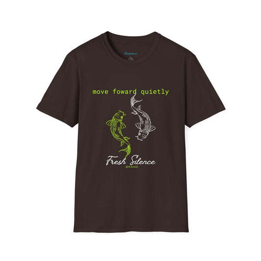 Mermaid Glow Tee — "Swim Toward Eternity" Neon Graphic T-Shirt