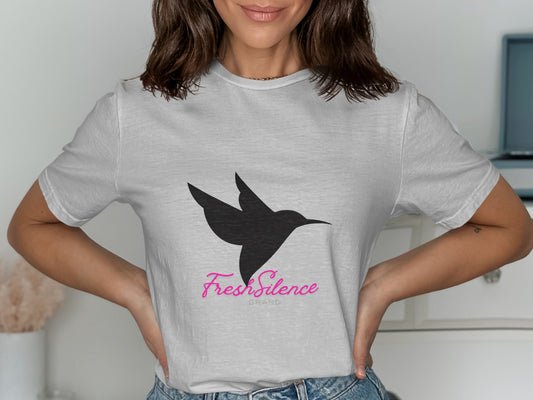 FreshSilence Brand Hummingbird Graphic Tee