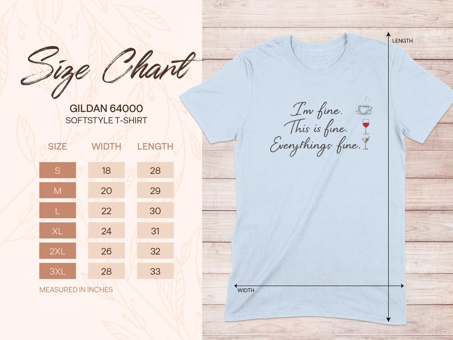 I'm fine This is fine Everythings fine T-shirt