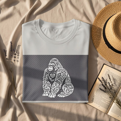 Intricate Gorilla Design on Stylish Comfortable shirt