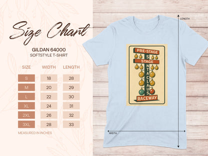 Vintage Nostalgic Santa Claus Raceway Graphic T-Shirt