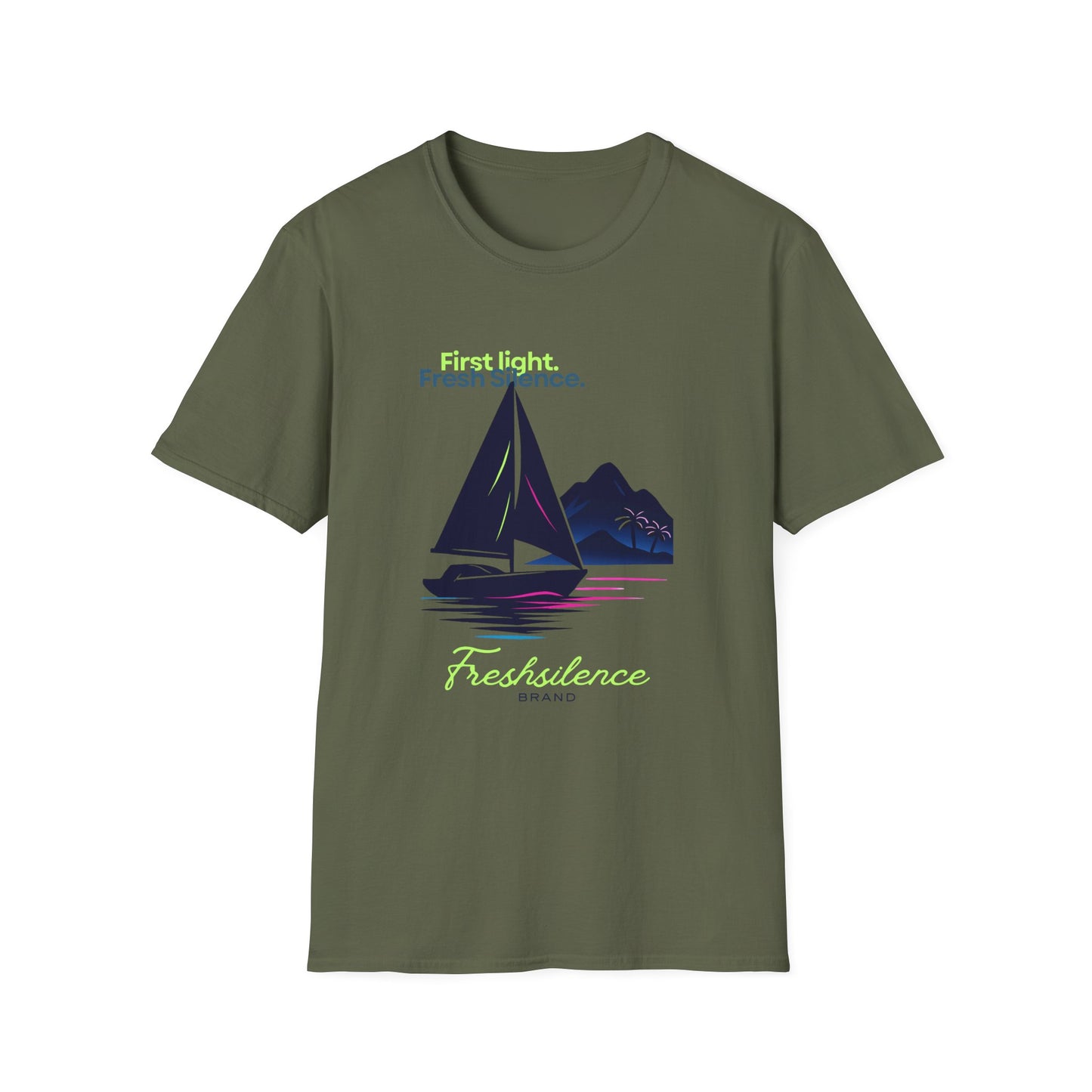 Sailboat Graphic Tee – Fresh Silence Nautical T-Shirt