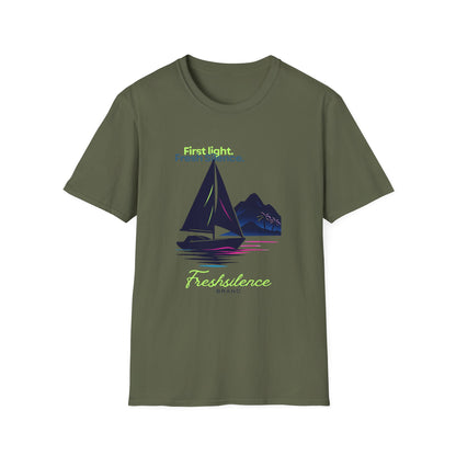 Sailboat Graphic Tee – Fresh Silence Nautical T-Shirt