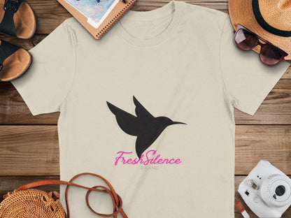 FreshSilence Brand Shirt with Flying Bird Design