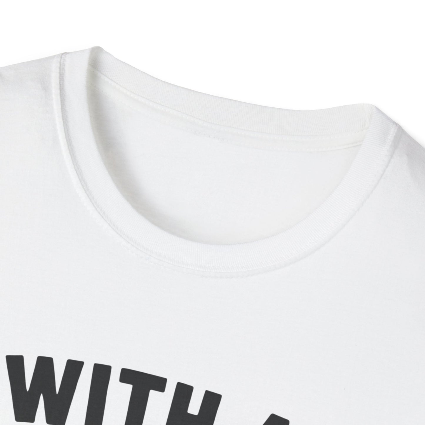 T-Shirt — "With a Body Like This Who Needs Hair" Funny Graphic Tee