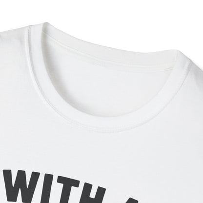 T-Shirt — "With a Body Like This Who Needs Hair" Funny Graphic Tee