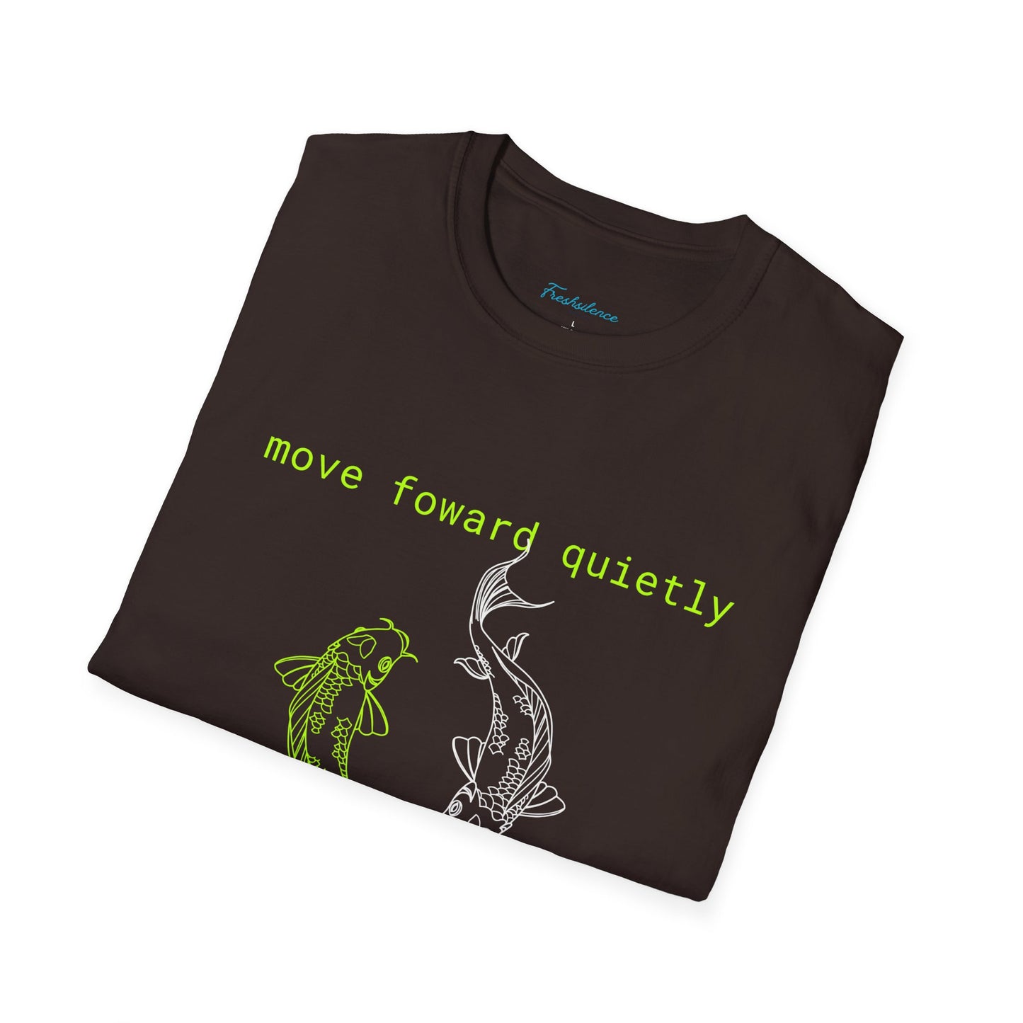 Mermaid Glow Tee — "Swim Toward Eternity" Neon Graphic T-Shirt