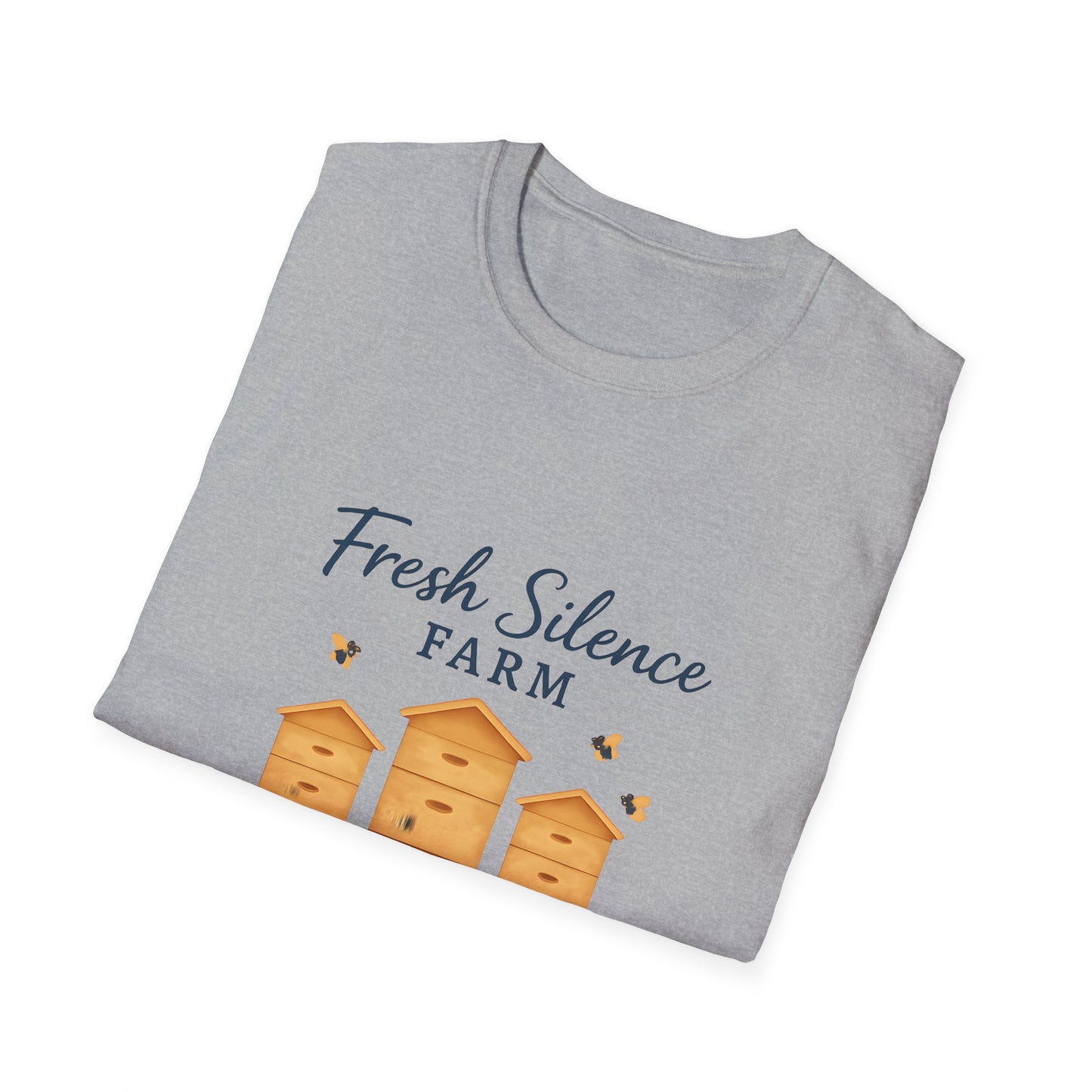 Fresh Silence Farm Honey Bees T-Shirt — Beekeeper Farm Honey Tee