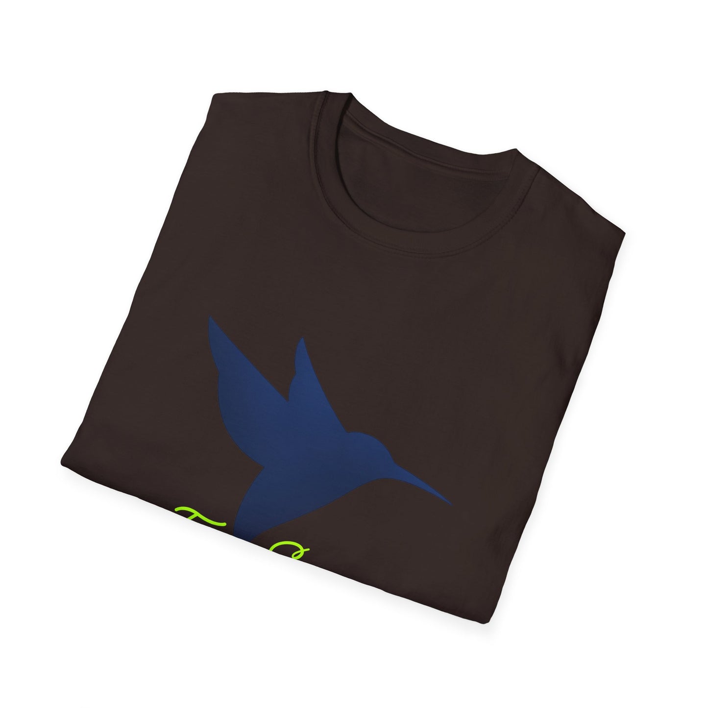 Hummingbird 'Fresh Silence' Dark Blue —T-Shirt