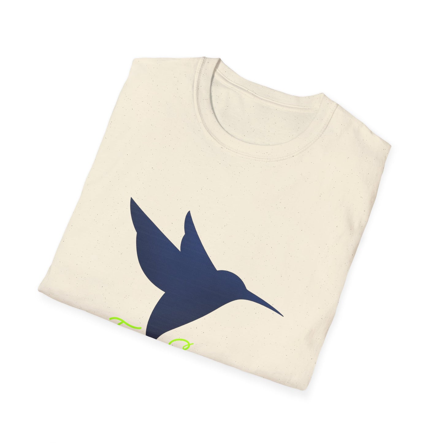 Hummingbird 'Fresh Silence' 3D Dark Blue —T-Shirt