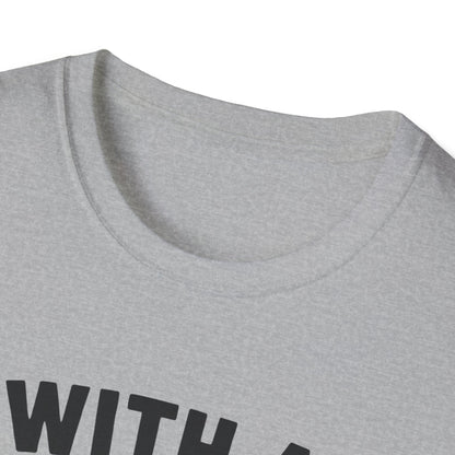 T-Shirt — "With a Body Like This Who Needs Hair" Funny Graphic Tee