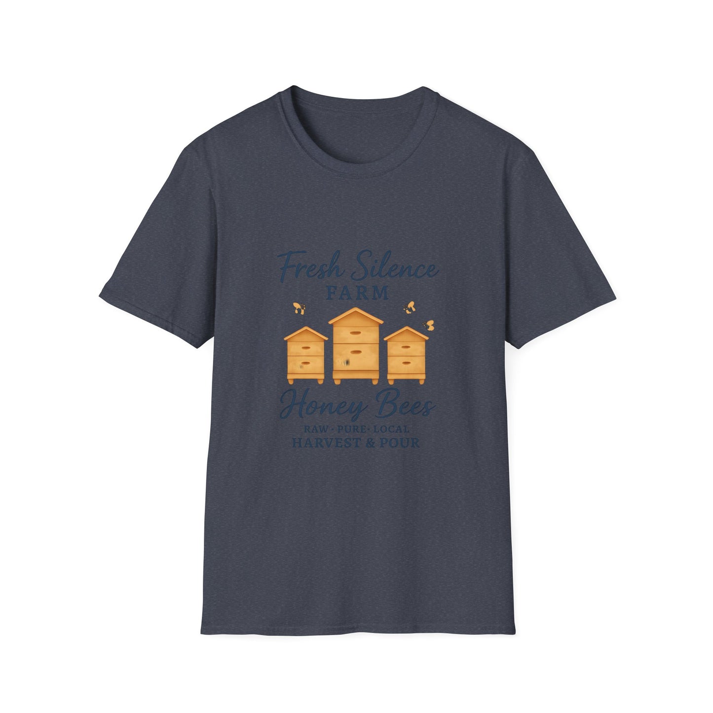 Fresh Silence Farm Honey Bees T-Shirt — Beekeeper Farm Honey Tee