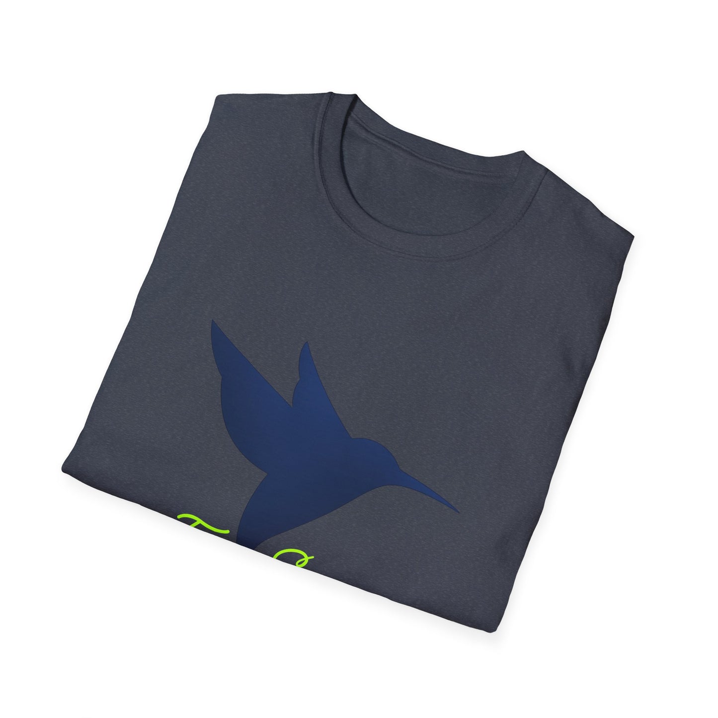 Hummingbird 'Fresh Silence' 3D Dark Blue —T-Shirt