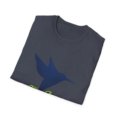 Hummingbird 'Fresh Silence' Dark Blue —T-Shirt