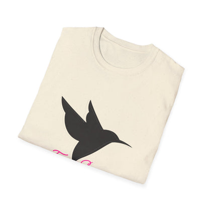 Hummingbird 'Fresh Silence' 3D Pink —T-Shirt