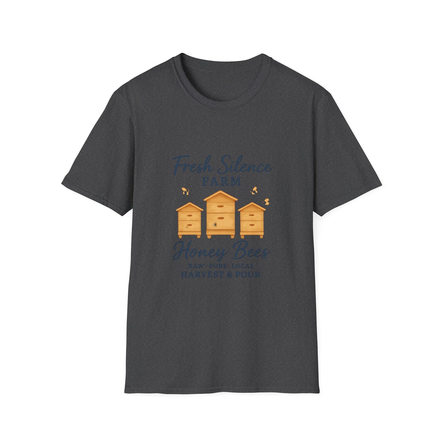 Fresh Silence Farm Honey Bees T-Shirt — Beekeeper Farm Honey Tee