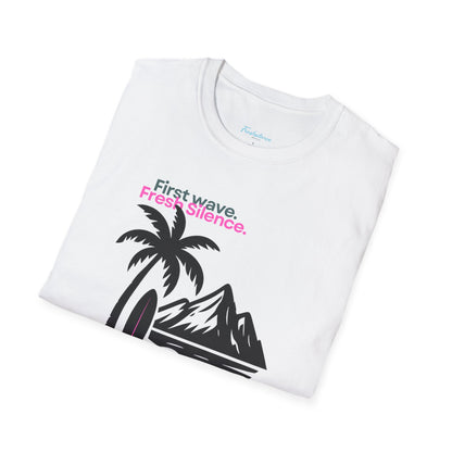 Surf Resilience T-Shirt — Retro Palm Beach Graphic Tee