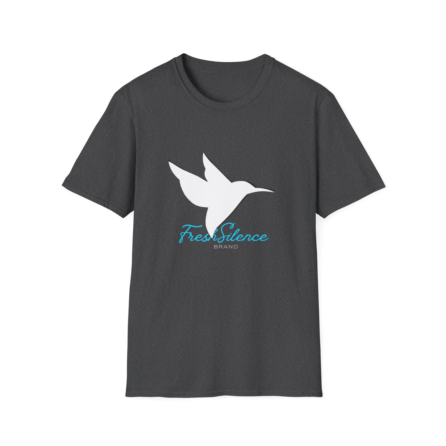 Minimalist Hummingbird T‑Shirt — 'Find Silence' Calm Graphic Tee