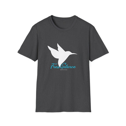 Minimalist Hummingbird T‑Shirt — 'Find Silence' Calm Graphic Tee
