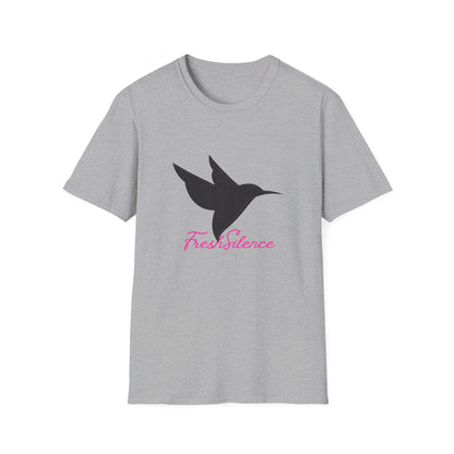 Hummingbird 'Fresh Silence' 3D Pink —T-Shirt