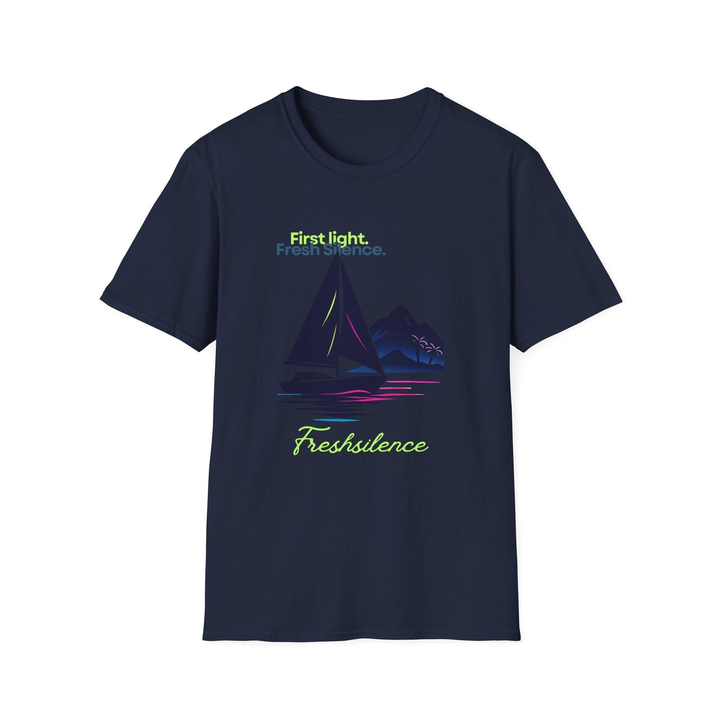 Sailboat Graphic Tee – Fresh Silence Nautical T-Shirt