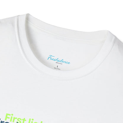 Sailboat Graphic T-Shirt — "Fresh Silence" Island Vibe Tee