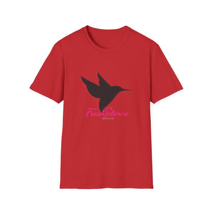 Hummingbird 'Fresh Silence' 3D Pink —T-Shirt
