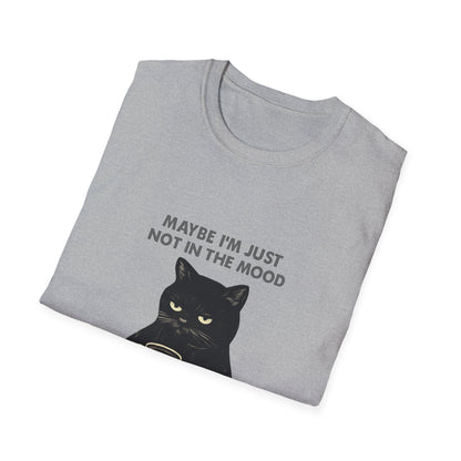 Grumpy Cat Coffee Tee — "Maybe I'm Just Not in the Mood or Maybe You're Annoying"