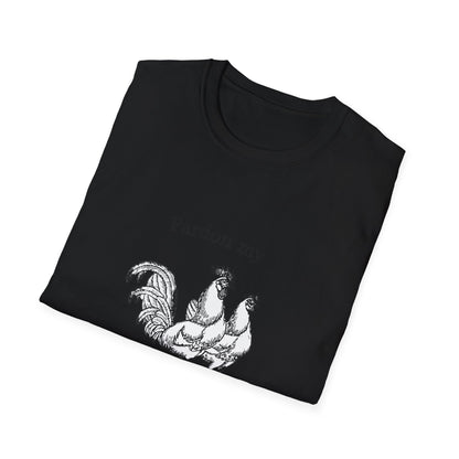T-Shirt — "Pardon My Fowl Language" Rooster Vintage Illustration