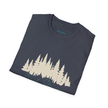Fresh Silence Forest T-Shirt — Nature Graphic Tee