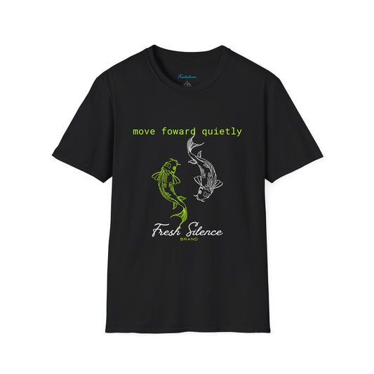 Mermaid Glow Tee — "Swim Toward Eternity" Neon Graphic T-Shirt