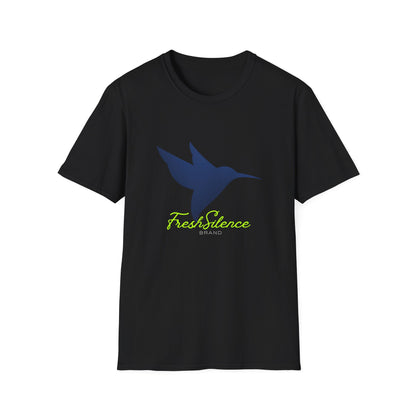Hummingbird 'Fresh Silence' 3D Dark Blue —T-Shirt