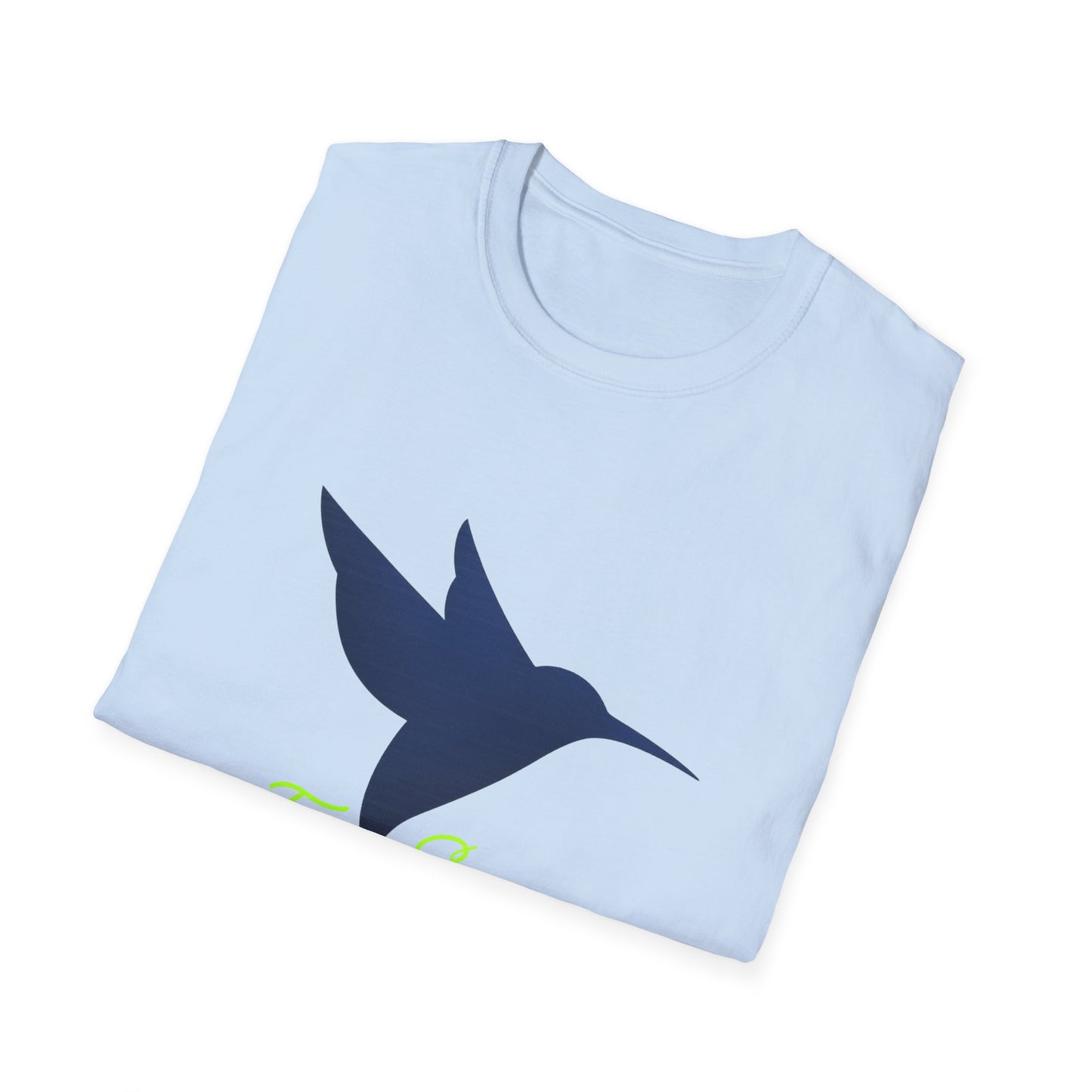 Hummingbird 'Fresh Silence' 3D Dark Blue —T-Shirt