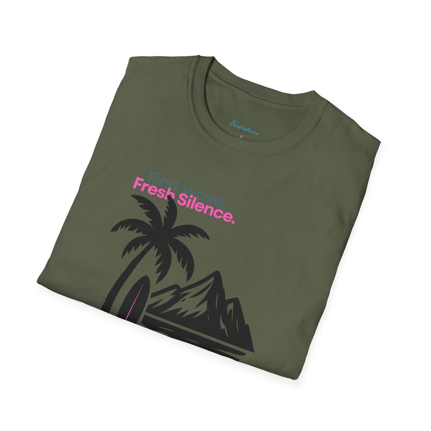 Surf Resilience T-Shirt — Retro Palm Beach Graphic Tee