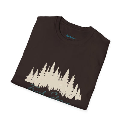 Fresh Silence Forest T-Shirt — Nature Graphic Tee