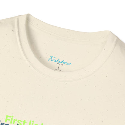 Sailboat Graphic T-Shirt — "Fresh Silence" Island Vibe Tee