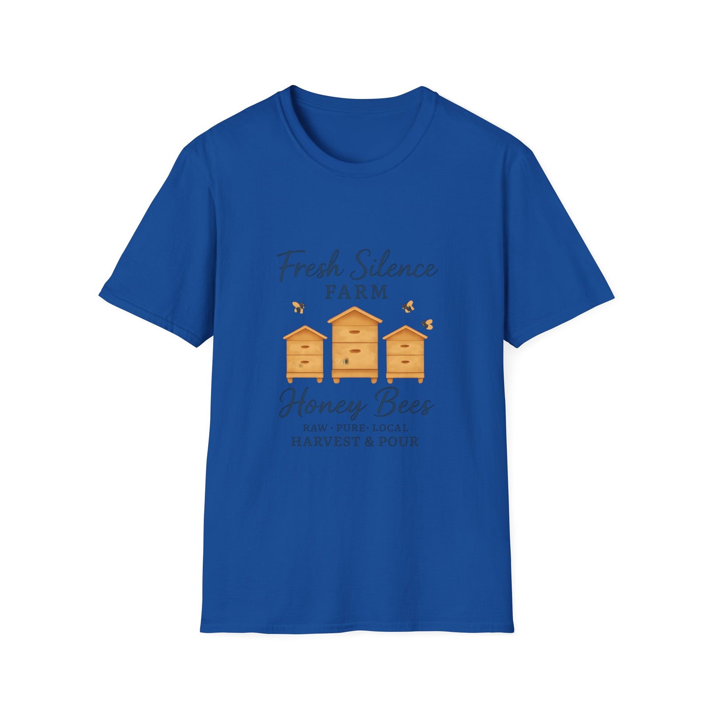Fresh Silence Farm Honey Bees T-Shirt — Beekeeper Farm Honey Tee
