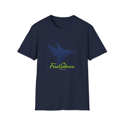 Hummingbird 'Fresh Silence' 3D Dark Blue —T-Shirt