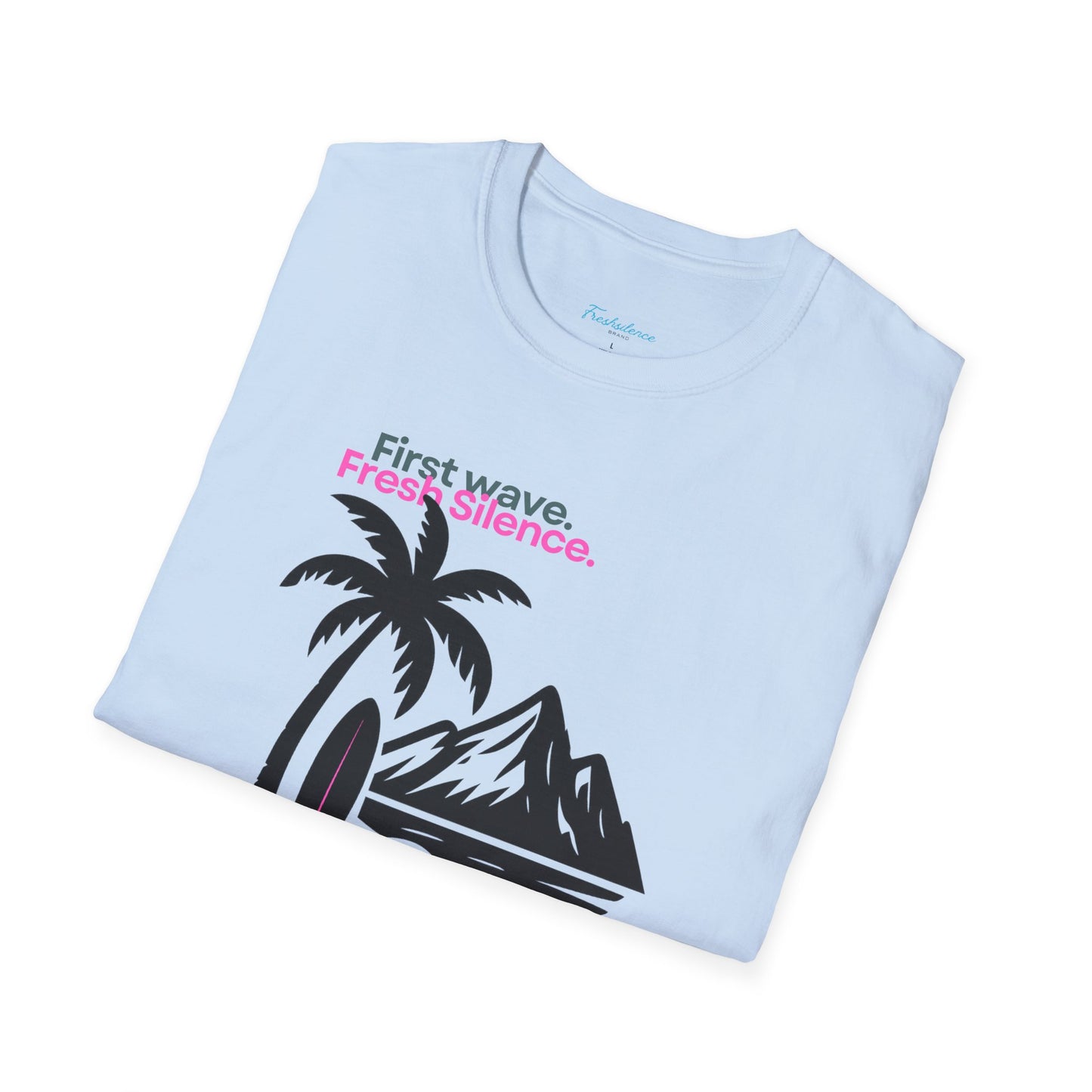 Surf Resilience T-Shirt — Retro Palm Beach Graphic Tee