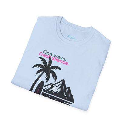 Surf Resilience T-Shirt — Retro Palm Beach Graphic Tee
