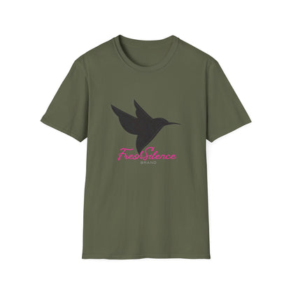 Hummingbird 'Fresh Silence' 3D Pink —T-Shirt