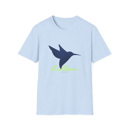 Hummingbird 'Fresh Silence' Dark Blue —T-Shirt