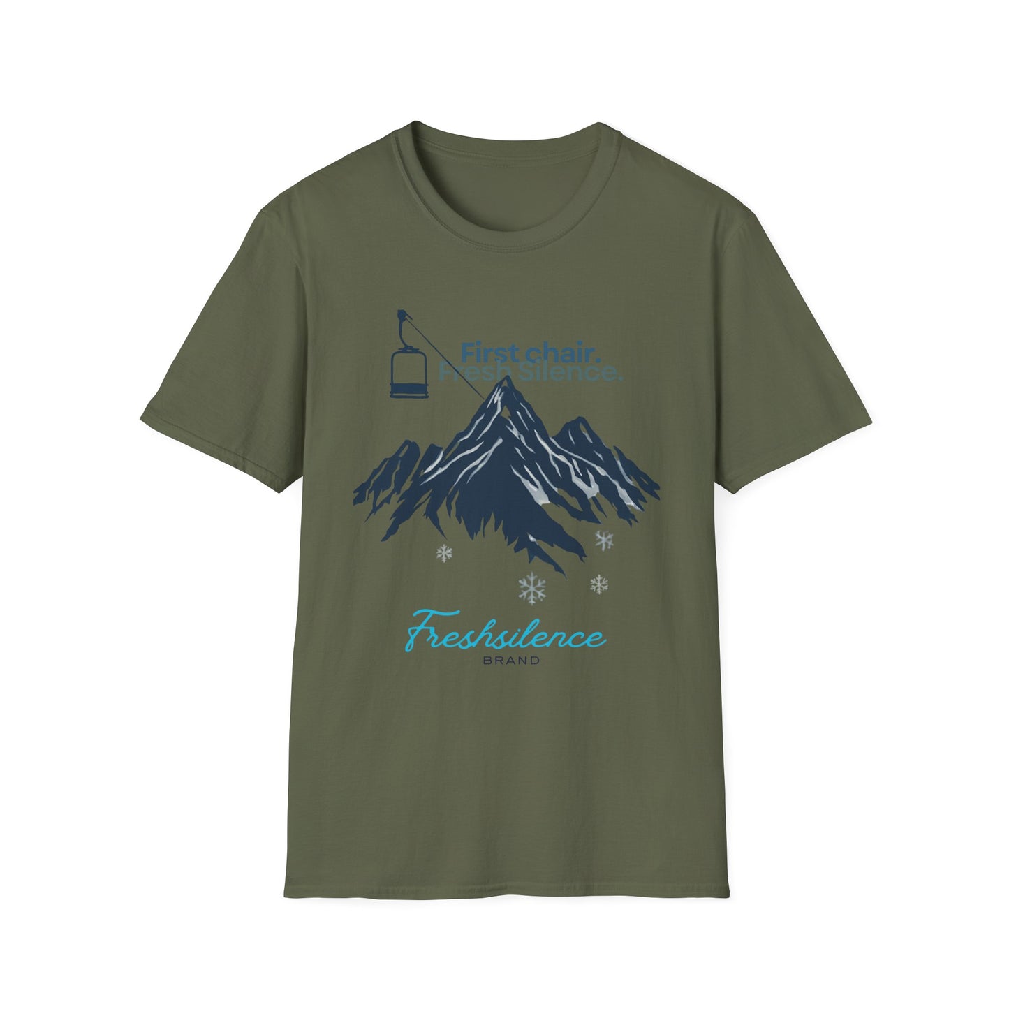 First Chair. Fresh Silence. T-shirt