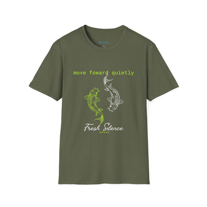 Mermaid Glow Tee — "Swim Toward Eternity" Neon Graphic T-Shirt