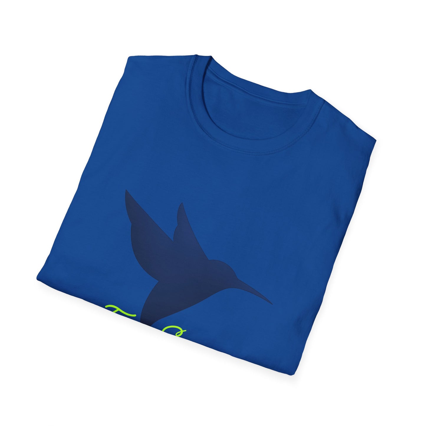Hummingbird 'Fresh Silence' Dark Blue —T-Shirt