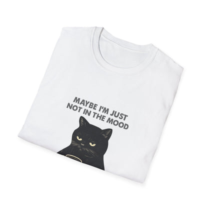 Grumpy Cat Coffee Tee — "Maybe I'm Just Not in the Mood or Maybe You're Annoying"