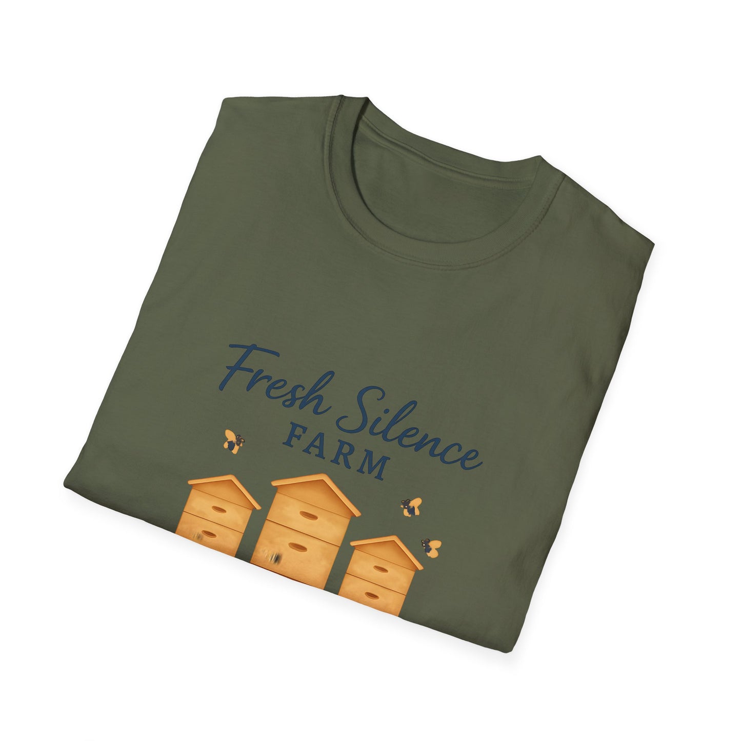 Fresh Silence Farm Honey Bees T-Shirt — Beekeeper Farm Honey Tee