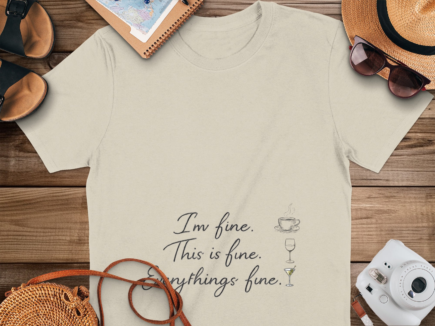 I'm Fine This is Fine Everything's Fine T-shirt